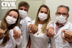 Servidores da PCMG começam a ser vacinados contra a Covid-19